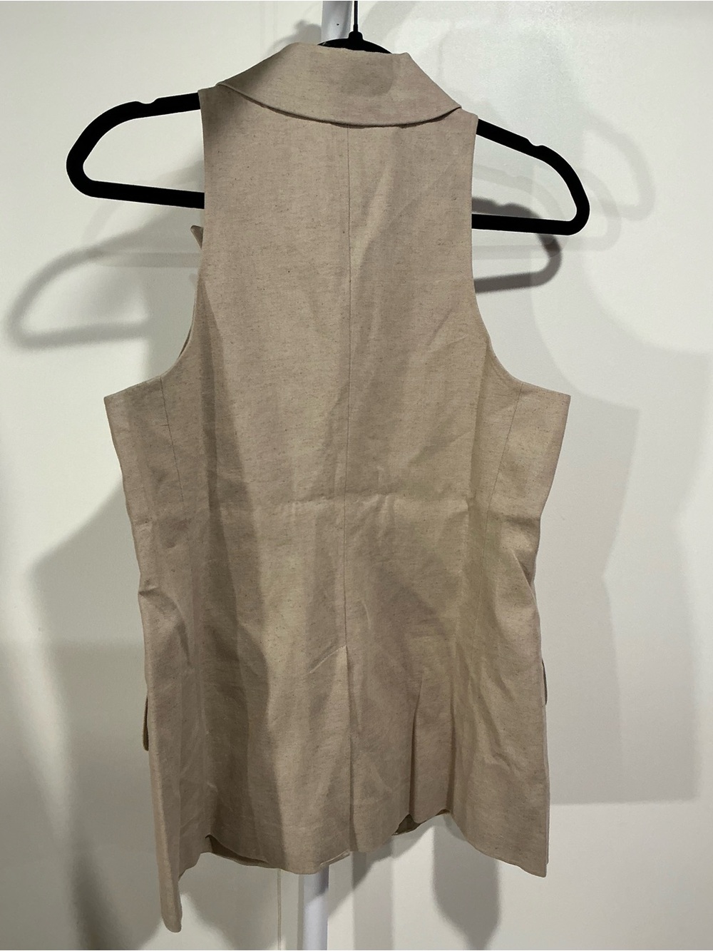Banana Republic Sleeveless Tailored Blazer Vest in Beige - Picture 4 of 4